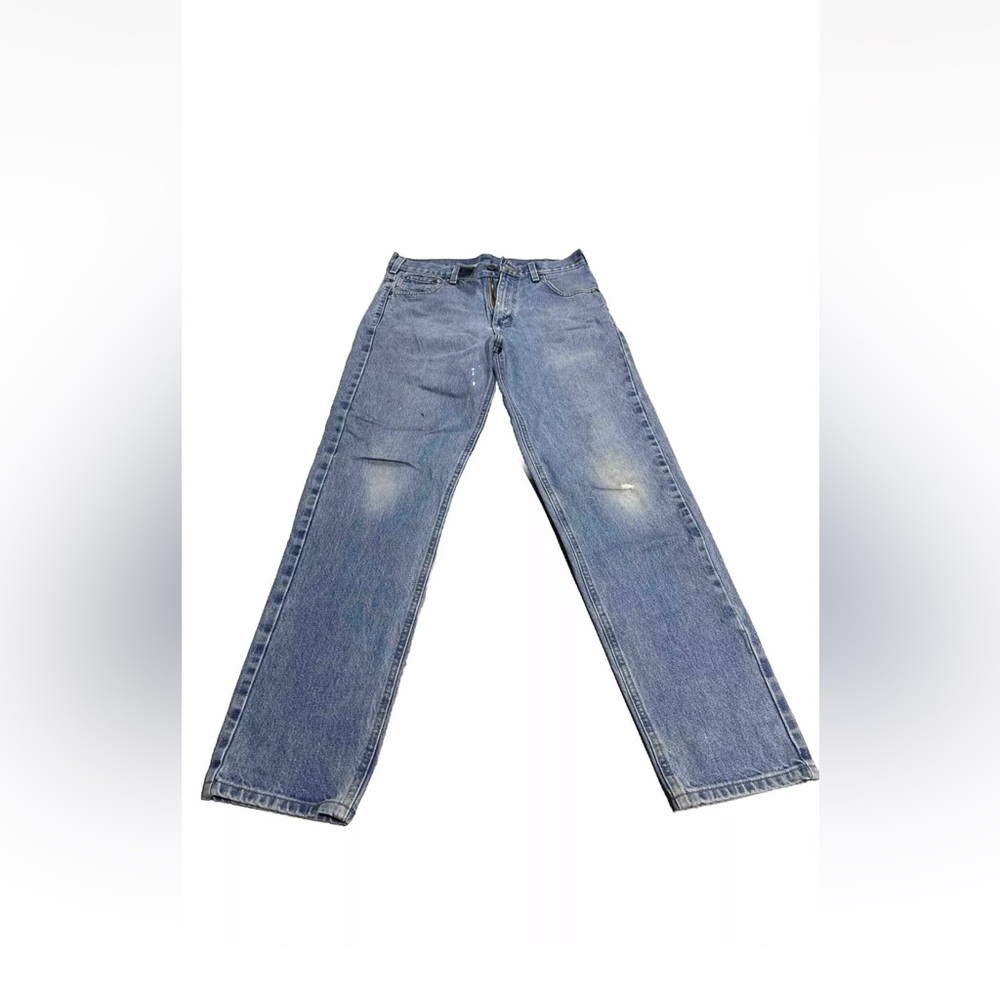 Carhartt Jeans Mens 30x32 Relaxed Fit Straight Denim Pants Workwear B17